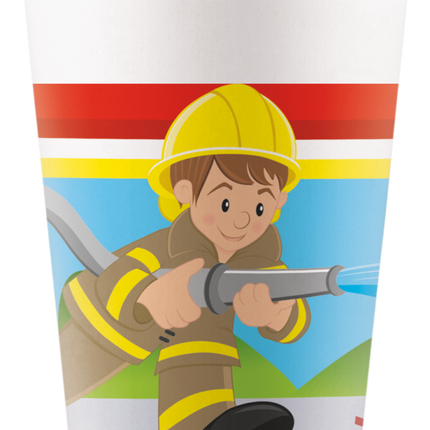 Vasos Bomberos 8uds