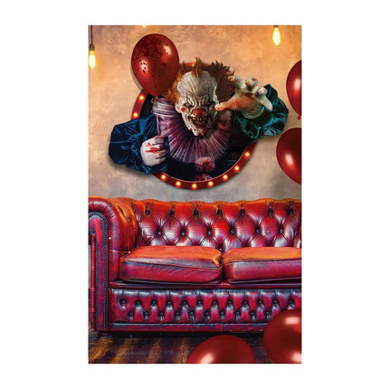 Halloween Decoración de Pared Payaso 80cm