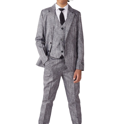 Traje Gris Años 20 Niño