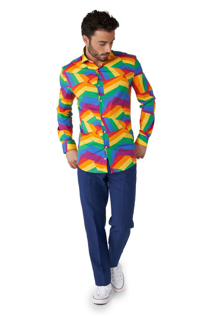 <tc>Zig</tc> Camiseta Arco Iris Sierra Hombre <tc>OppoSuits</tc>