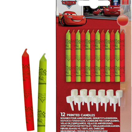 Velas Cars 24 piezas