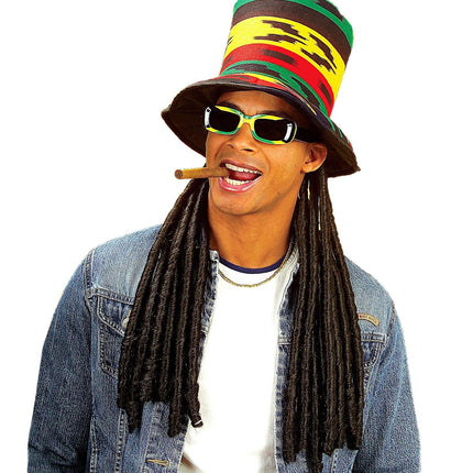 Sombrero Rasta Con Rastas