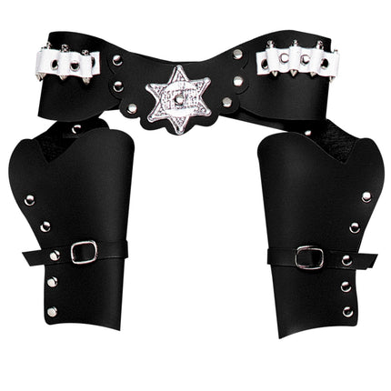 Funda Negra Vaquero Doble