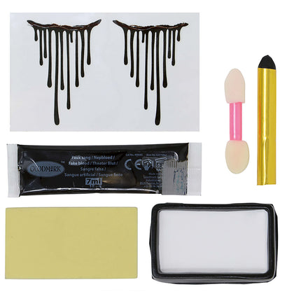 Set de maquillaje de Halloween Monja sangrienta
