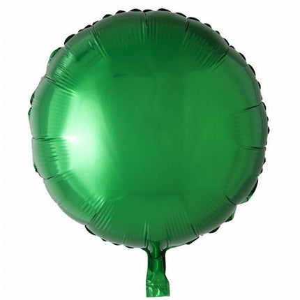 Globo de Helio Redondo Verde 46cm Vacío