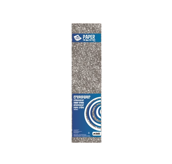 Papel crepé Plata 50cm 2,5m