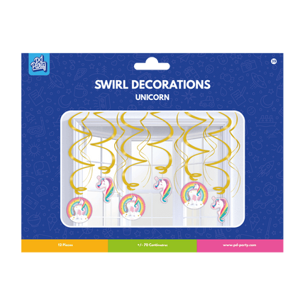 Decoración colgante Unicornio