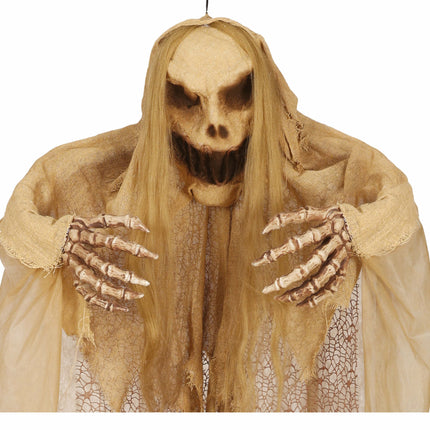 Halloween Decoración Colgante Fantasma Con Luz Y Sonido 1,5m