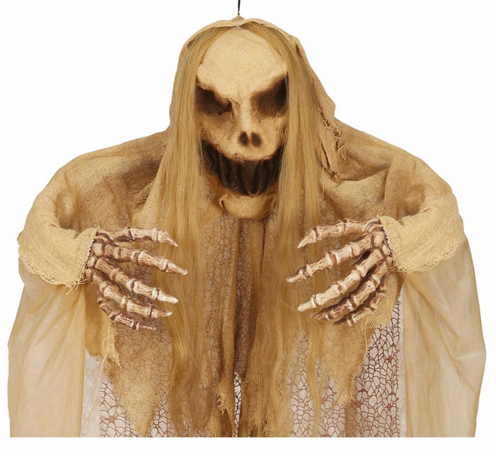 Halloween Decoración Colgante Fantasma Con Luz Y Sonido 1,5m