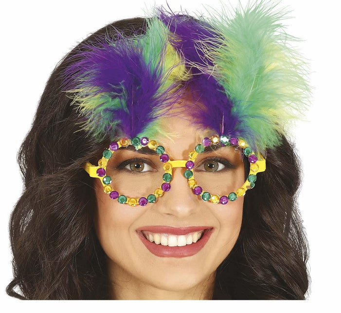 Gafas Con Plumas
