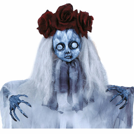 Halloween Decoración Colgante Fantasma Niña 1m