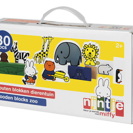 Miffy Bloques de Madera Zoo