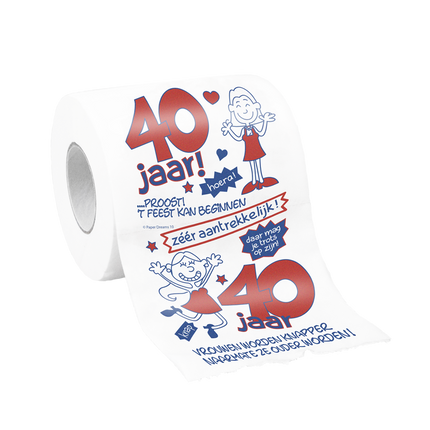 Papel higiénico 40 Años Mujer
