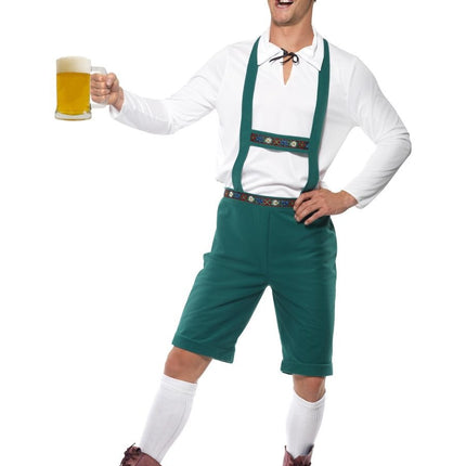 Juego de Lederhosen Verde