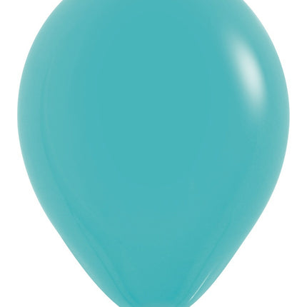 Globos Azul Caribe 30cm 50pcs