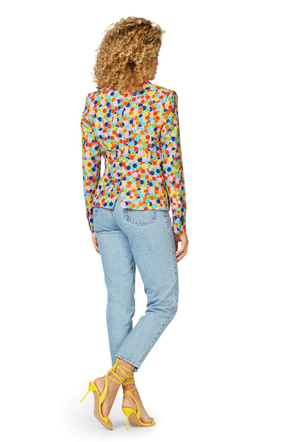 Blazer de confeti de fiesta para mujer <tc>OppoSuits</tc>