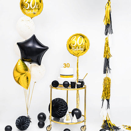Bola Panal Negra 20cm