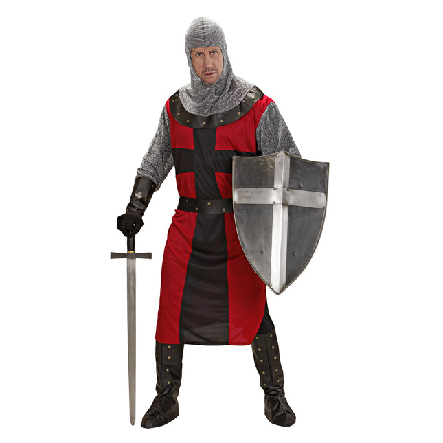 Disfraz de Caballero Rojo Negro Hombre