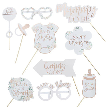 Photobooth Nacimiento 10pcs