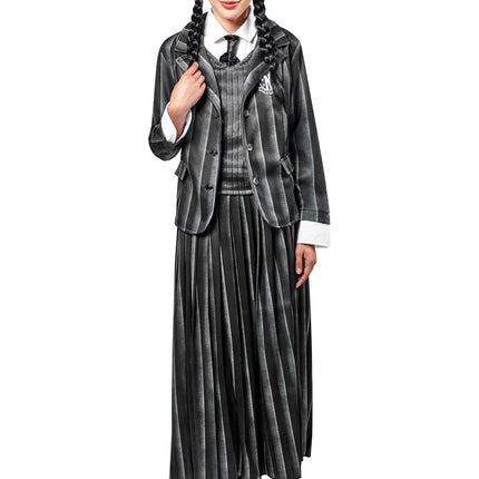 Disfraz de Halloween Miércoles Uniforme Addams