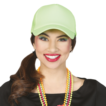 Gorra verde neón