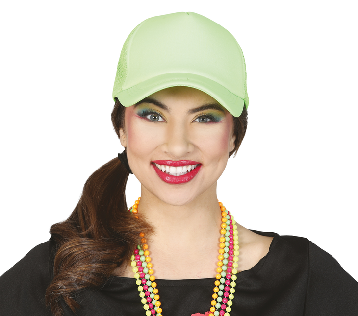 Gorra verde neón