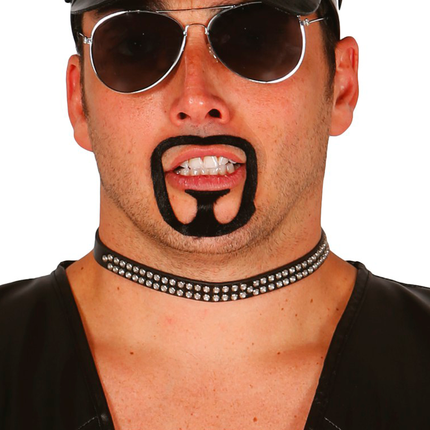 Collar Punk Diamante 42cm