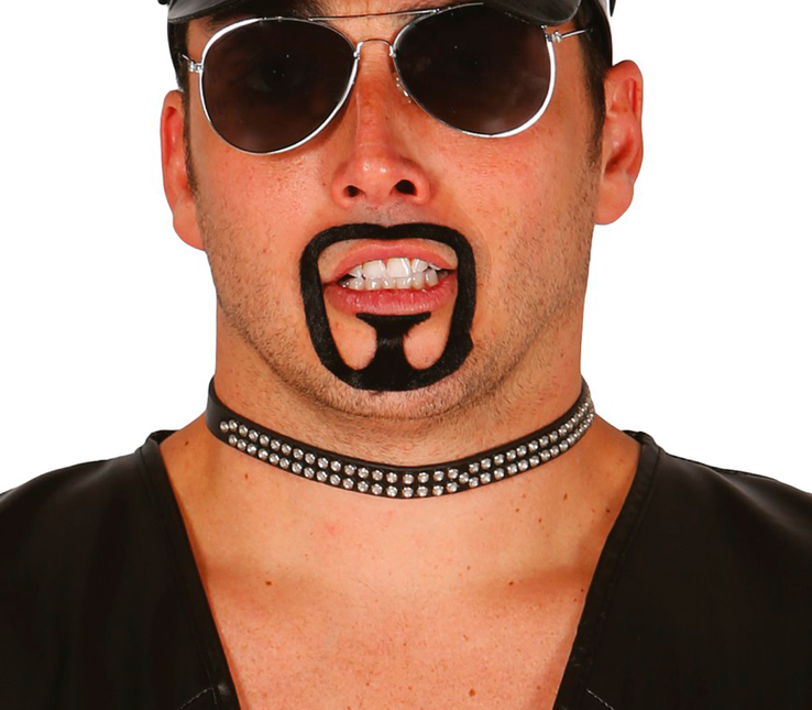 Collar Punk Diamante 42cm