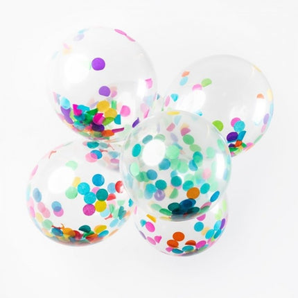 Globos de Confeti de Colores 30cm 6pcs