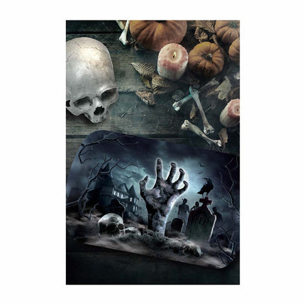 Bandeja Cementerio Halloween 29cm