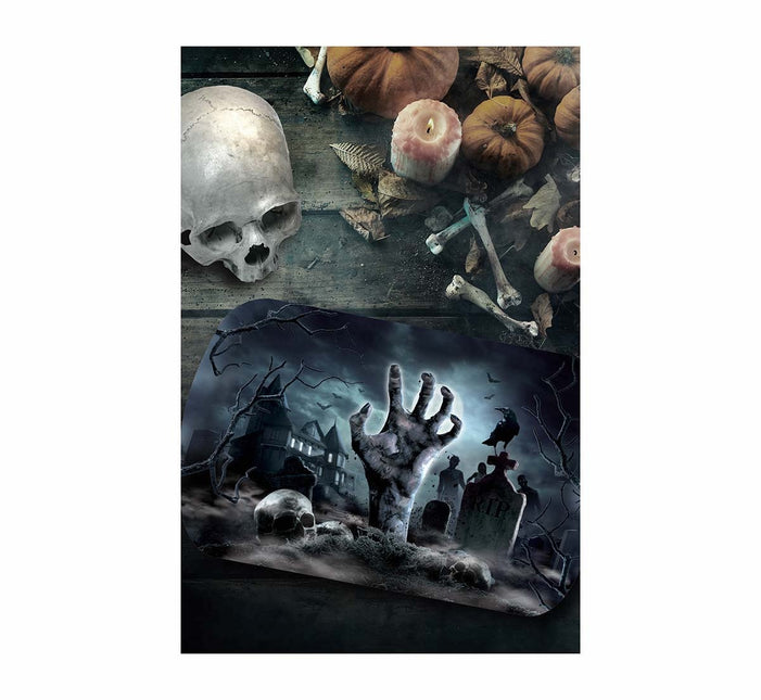 Bandeja Cementerio Halloween 29cm