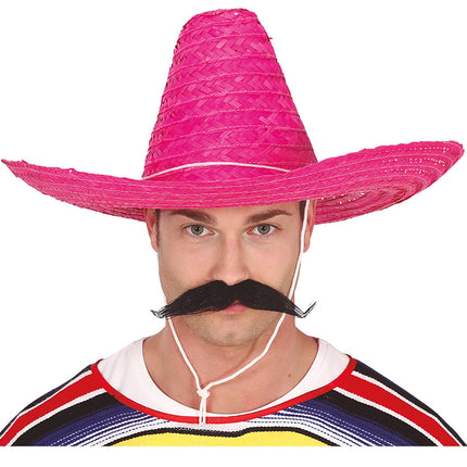 Sombrero mexicano rosa