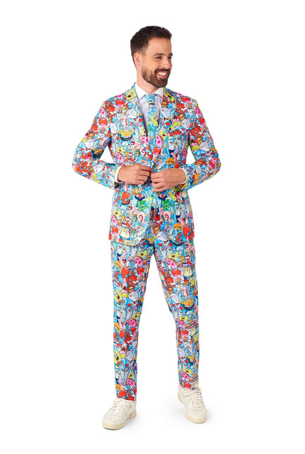 Bob Esponja Frenesí Traje Hombres <tc>OppoSuits</tc>