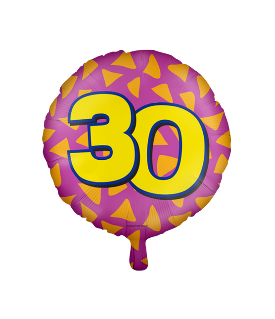 Globo de Helio 30 Años de Color Vacío 46cm