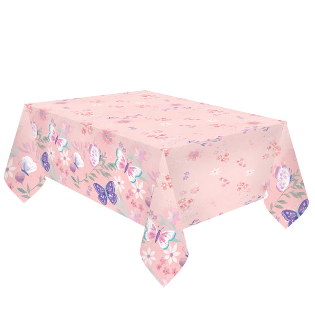 Mantel Mariposas Rosa 1,8m