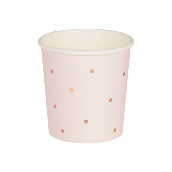 Vasos de chupito rosa Team Bride 118ml 10uds.