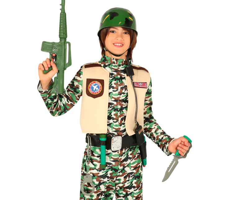 Cinturón de soldado Casco