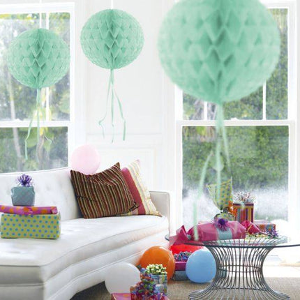 Bola Panal Verde Menta 30cm
