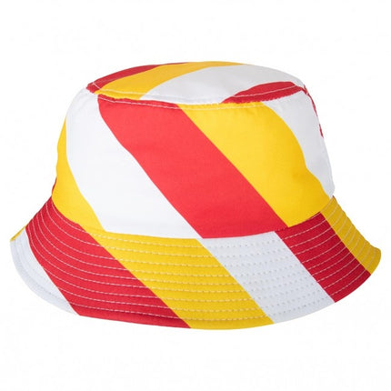 Sombrero de pescador Rojo/Blanco/Amarillo