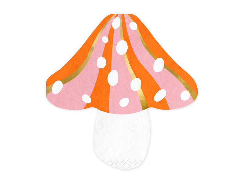 Servilletas Champiñón 13,5cm 20pcs