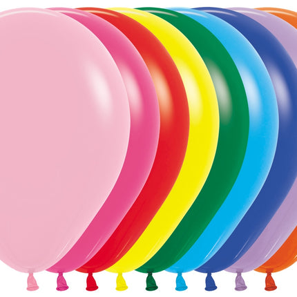 Globos Fashion Solid Mix 30cm 12pcs