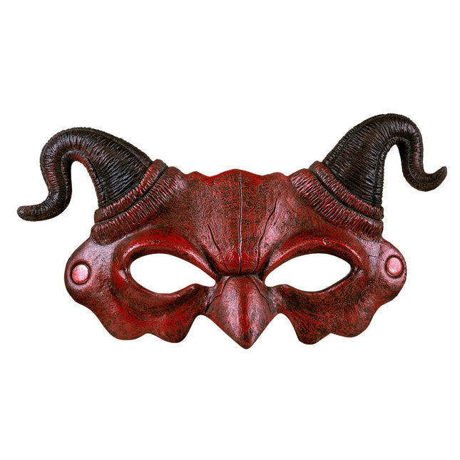 Halloween Media Máscara Demonio