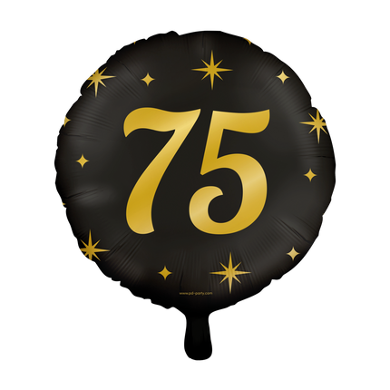 Globo de Helio 75 Años Vacío 30cm