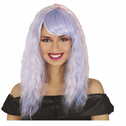 Peluca Púrpura Pelo Largo