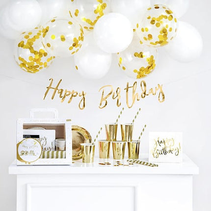 Kit Decoración Feliz Cumpleaños 60 piezas