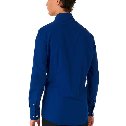 Camisa Azul Oscuro Niño Adolescente <tc>OppoSuits</tc>