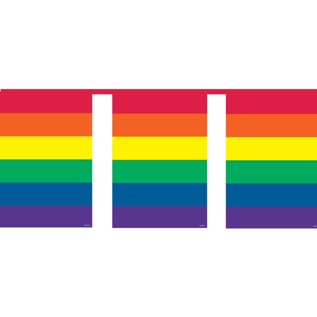 Línea de bandera arco iris 10 m