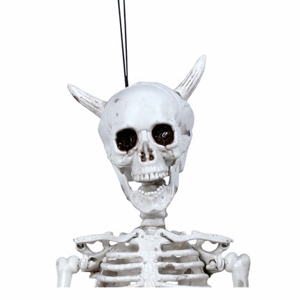 Halloween Decoración Colgante Diablo Esqueleto 40cm
