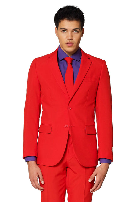 Traje Rojo Hombres <tc>OppoSuits</tc>