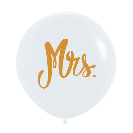 Globos Señora Blanco 61cm 3pcs